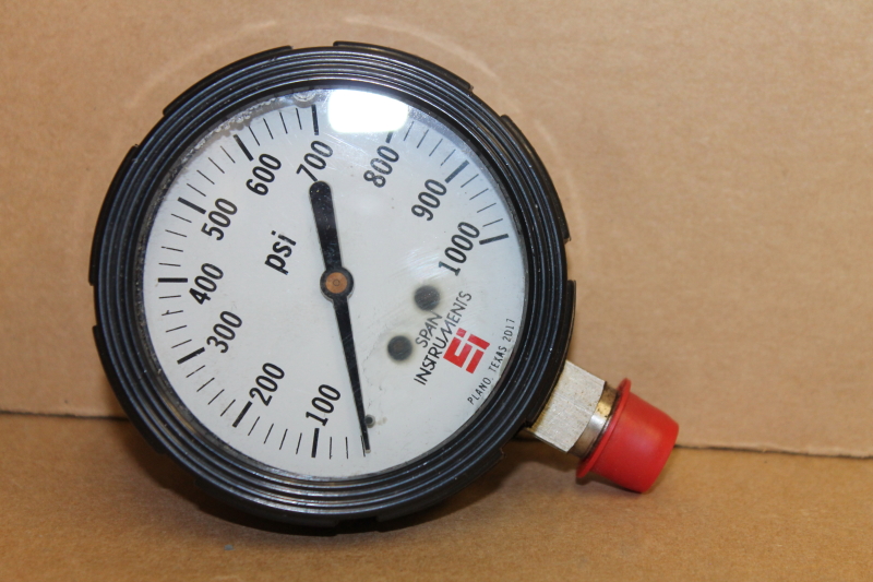 Pressure gauge, 1000psi, 2.5