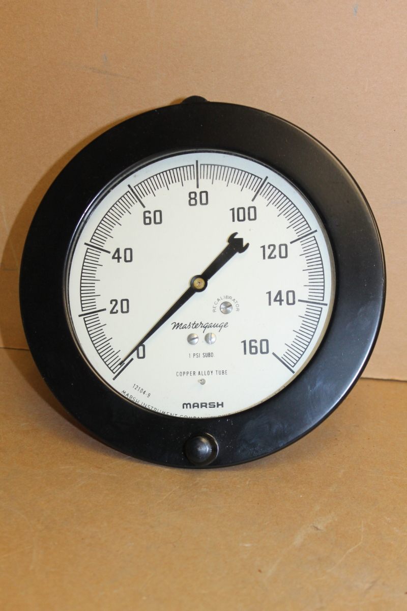Pressure gauge, 160 PSI, 6