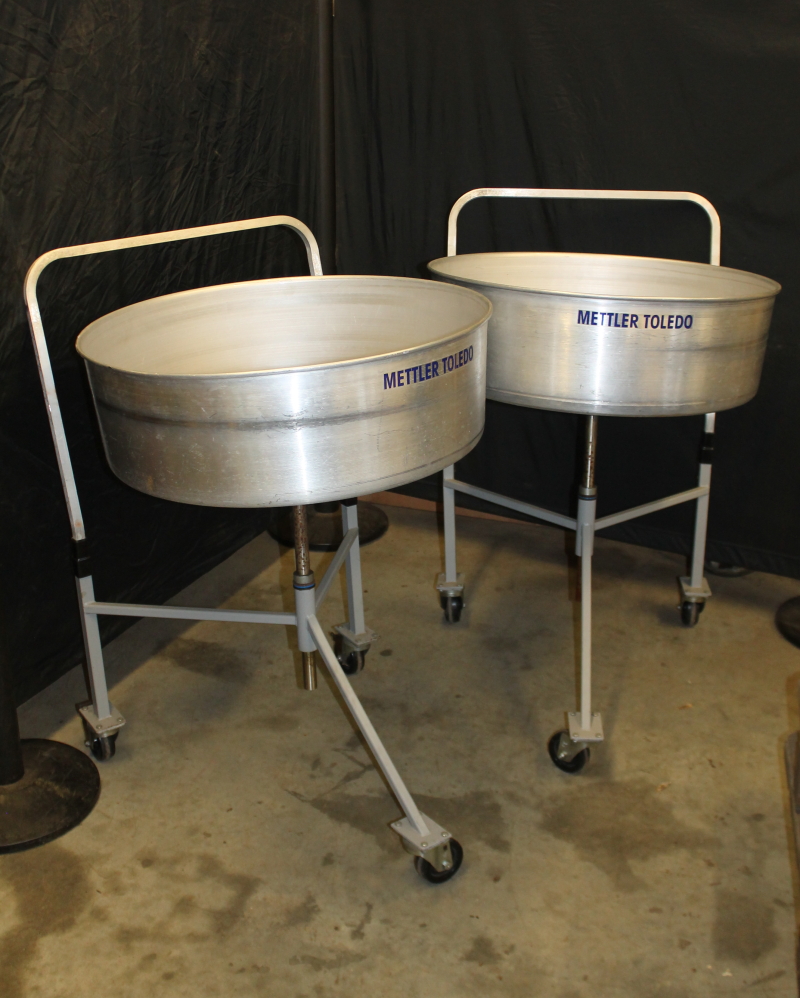 accumulation tables, rotating aluminum Mettler Toledo Lot of 2