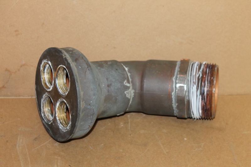 Brass splitter, Four way manifold, Hose splitter, 2 1/2