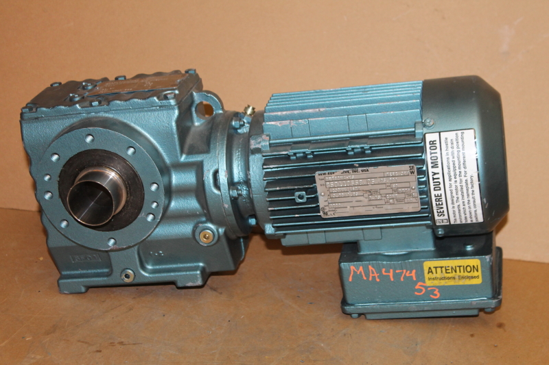 Gearmotor, Right angle hollow shaft 73rpm, 722inlb, ST57DT80N4-KS, SEW Eurodrive