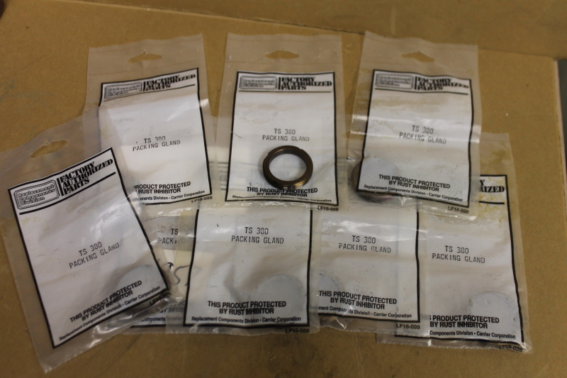 Packing gland, TS 380, Genuine Carrier, Lot of 8