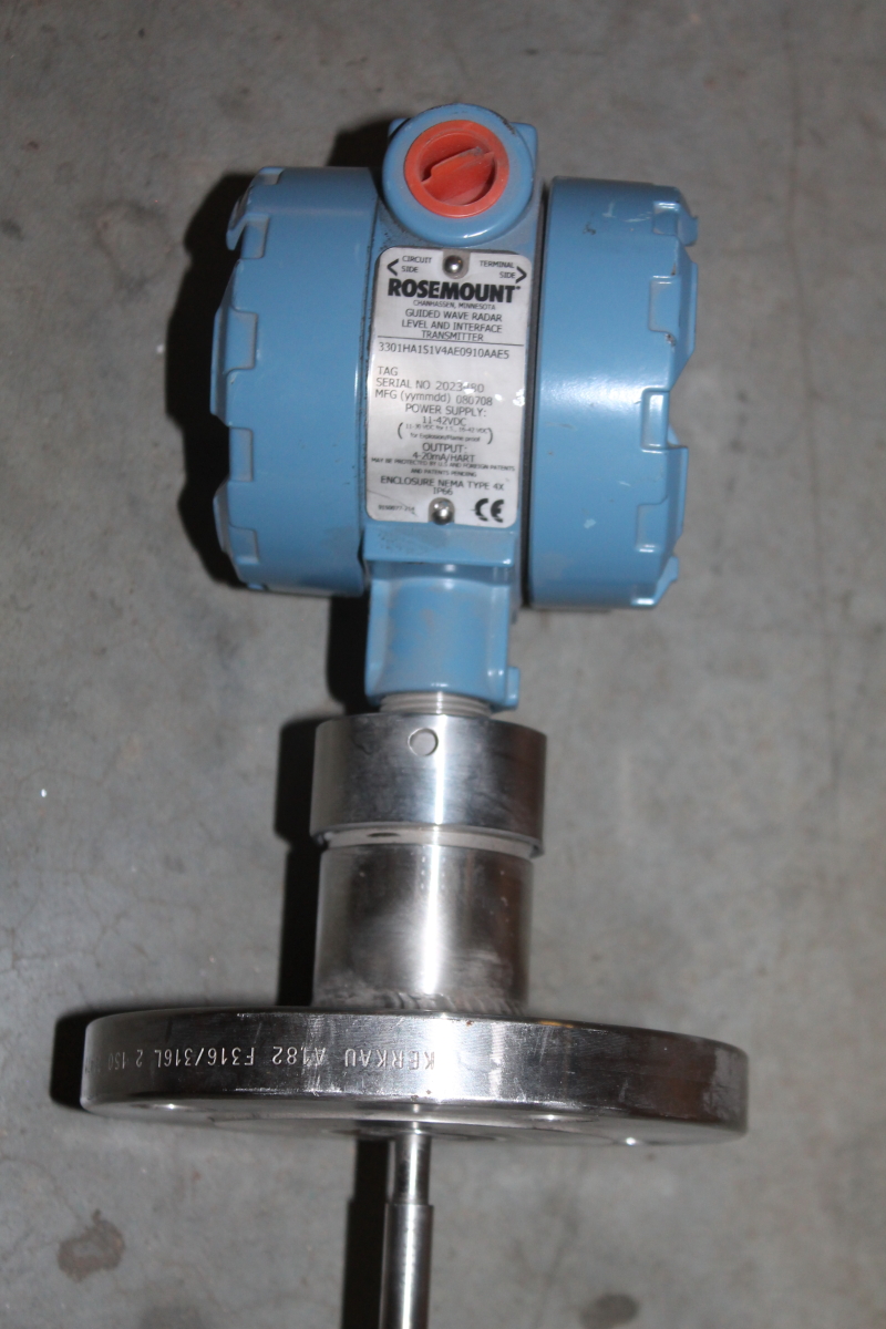 Rosemount, Guided wave radar level transmitter, 9'10