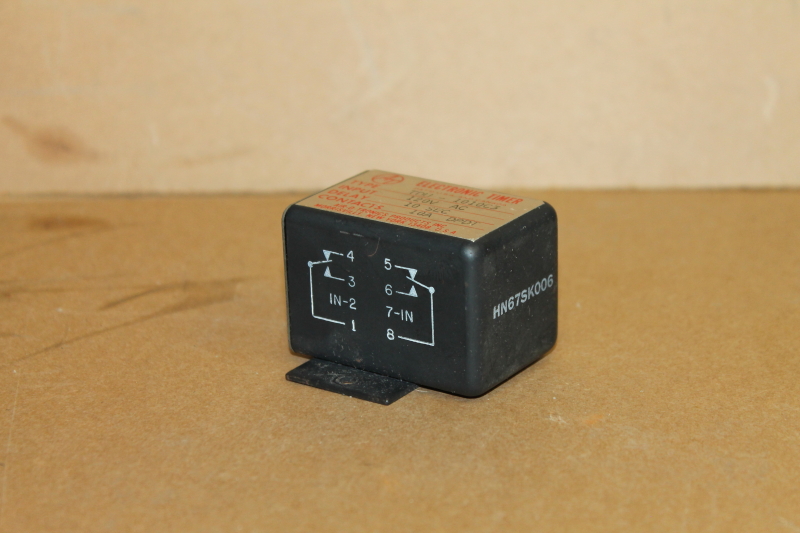 Timer relay, 19EA41 611, 120V, 10A, DPDT, 10 sec, Genuine Carrier