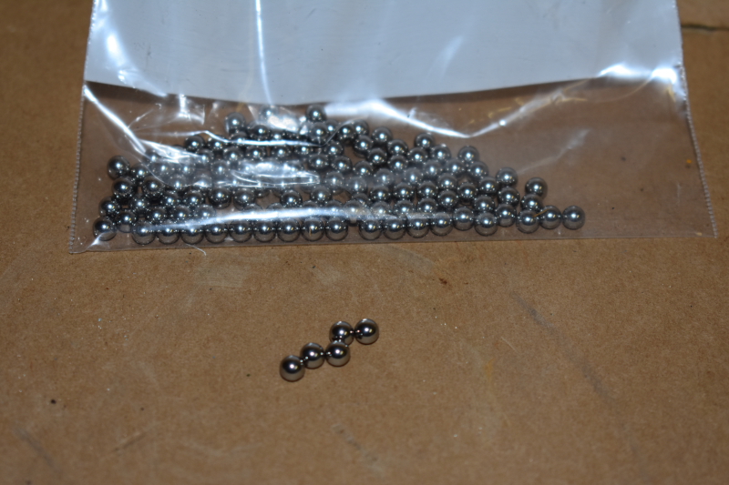 Steel ball, Tight tolerance, 0.1865