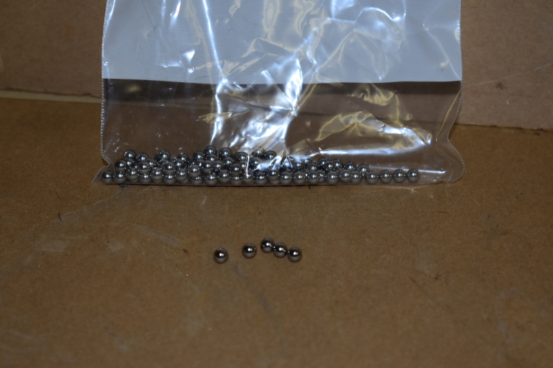 Steel ball, Tight tolerance, 0.1860