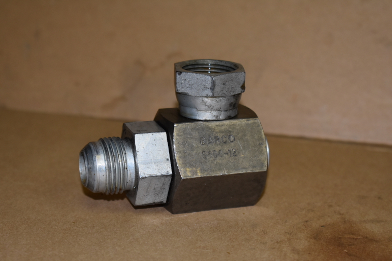 Hydraulic swivel joint, 90deg, 3/4