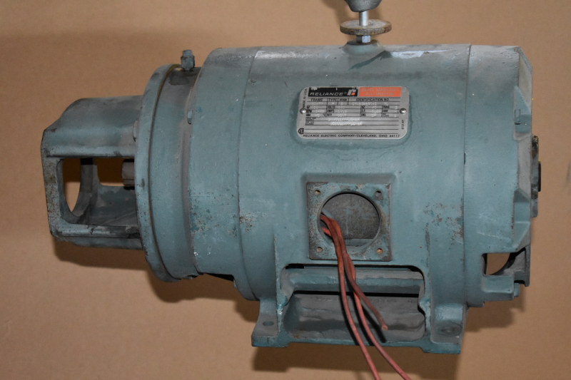 Electric motor, 10hp, 1455 RPM, 220V 50Hz 3ph, 1YAB38290A01, Reliance 215TY