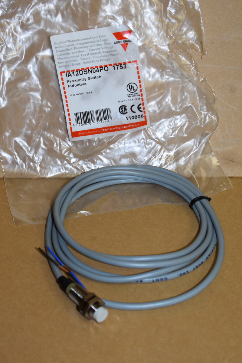 Carlo Gavazzi IA12DSN04PO Proximity Sensor, Switch, 10-40VDC, 12mm, 4mm Distance