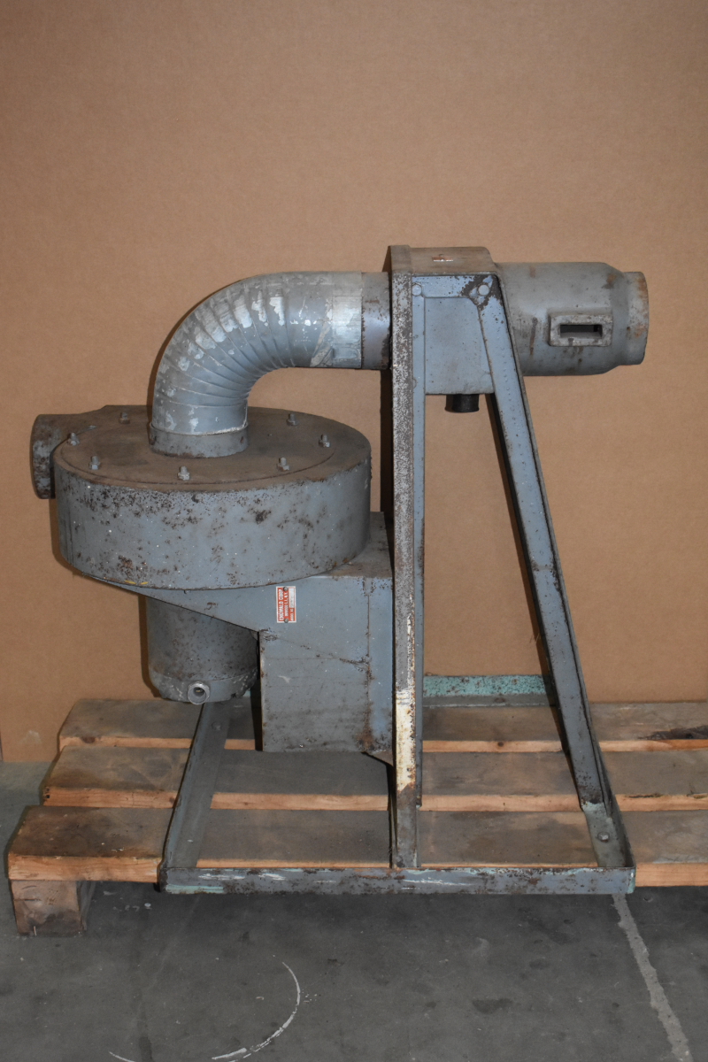 Centrifugal blower w/mount, 3350 RPM, 980 CFM, 1HP, 3PH, EBS1, Engwald, TESTED