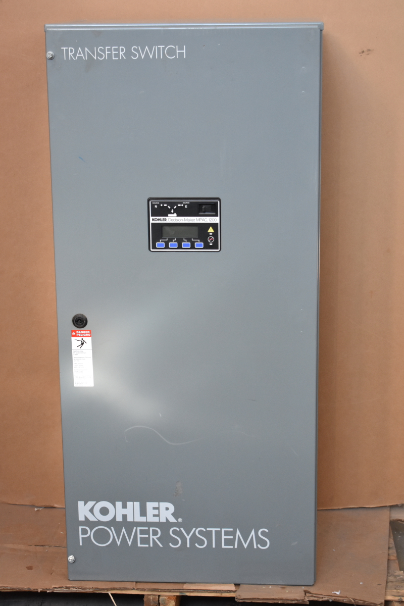 Transfer switch, Auto, 200A, 480V, 3W, 2P, 1PH, KSP-DMNA-0200S, Kohler