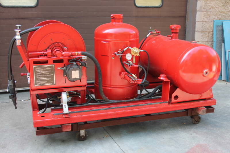 Tri-Max TM-5100 Twin Agent Fire Skid, AFFF Foam and Dry Chem Suppresion