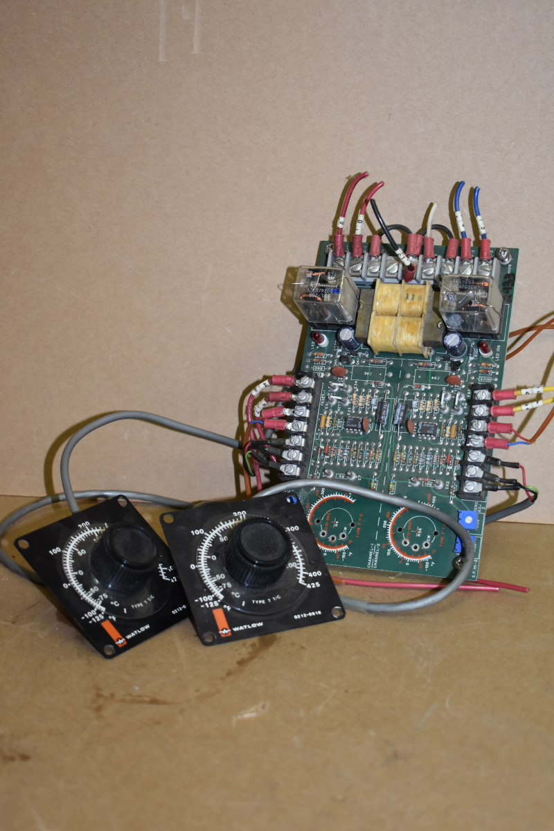 Overtemp controller, 2 channel, -125 to +425 F, 340D-1606-1000, Watlow, Tenney