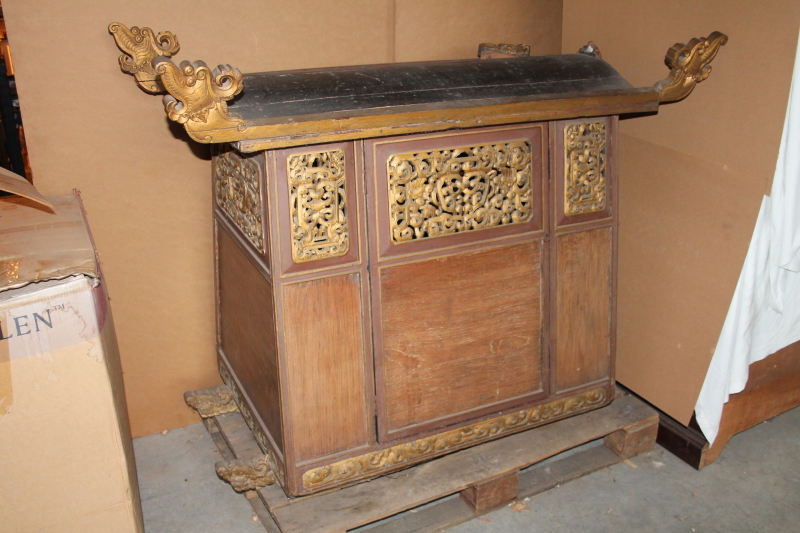 Antique Asian Palanquin Sedan Chair Japanese