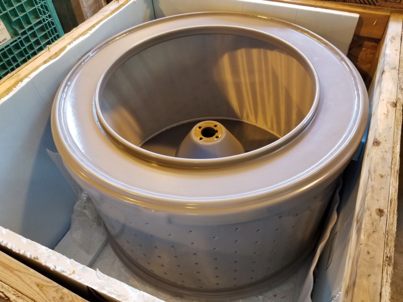 Rousselet & Robatel RC85 Halar Coated Centrifuge Basket