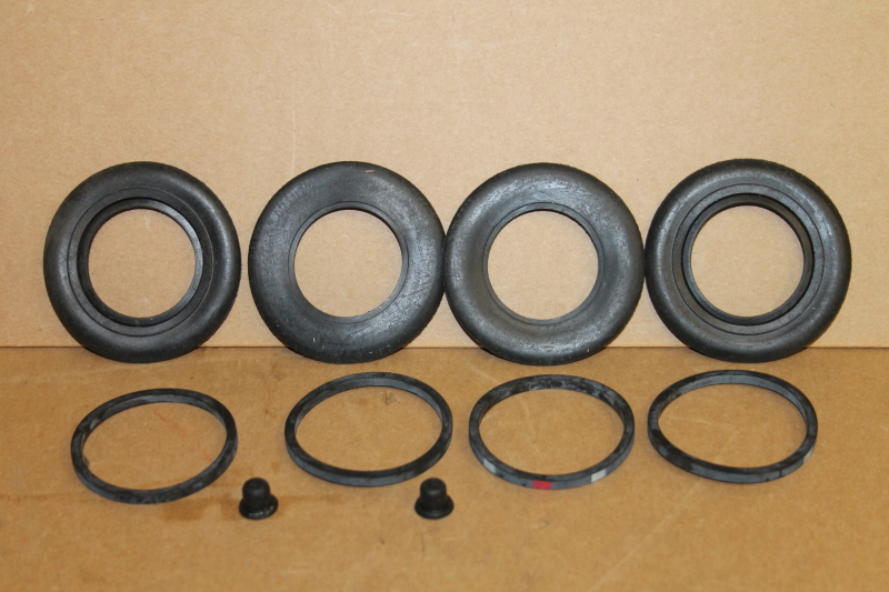 Brake caliper boot kit, rubber service kit, 35.5mm, Girling 7650, Reliant Motors