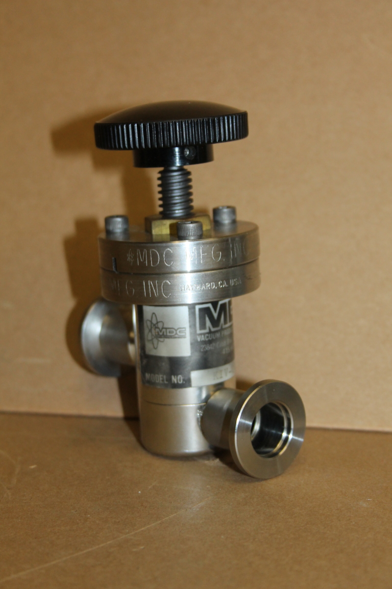 MDC Vacuum Products KIV-075 Vacuum Valve, 320052, 3/4