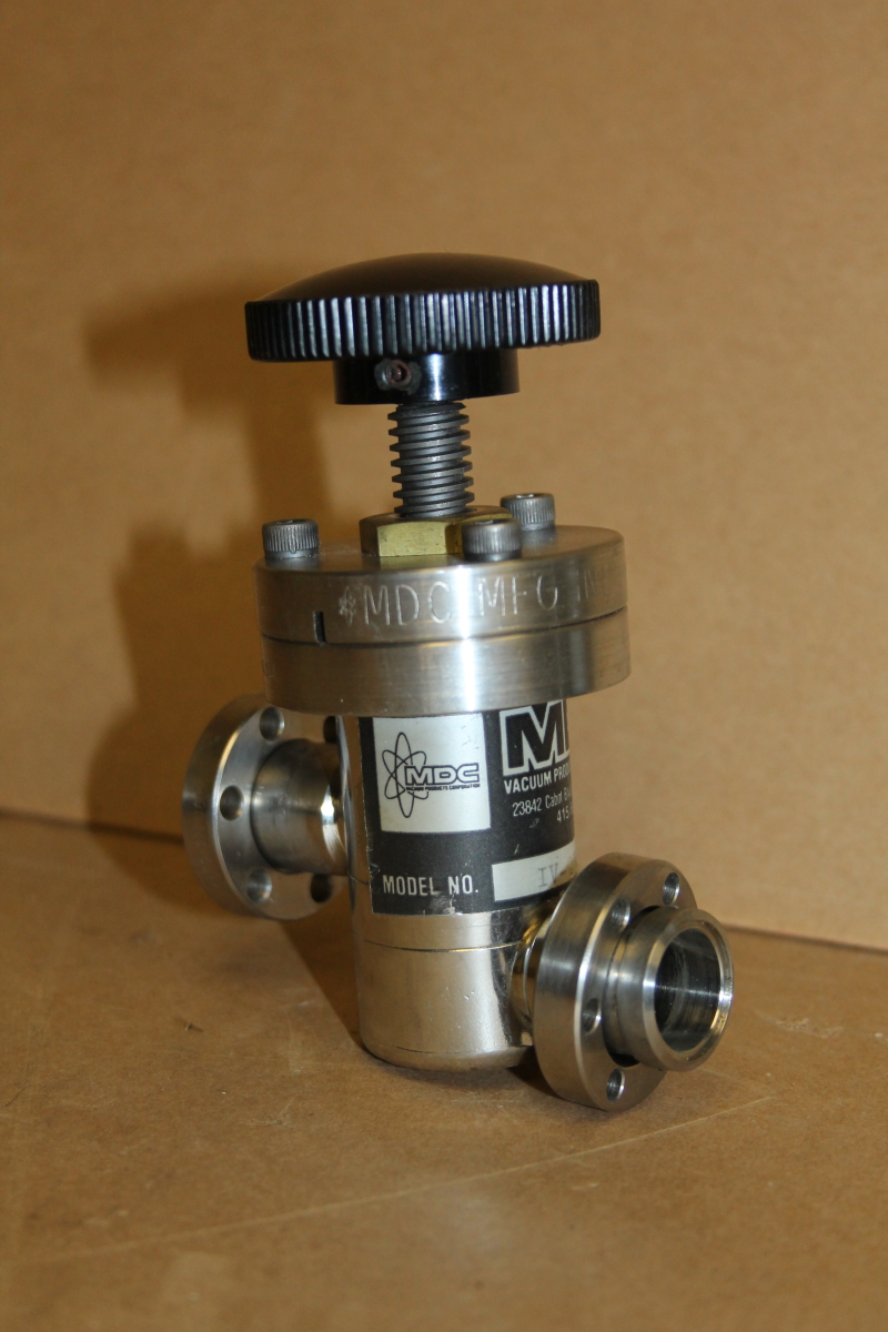 MDC Vacuum Products IV-075 Vacuum Valve, 320004, 3/4