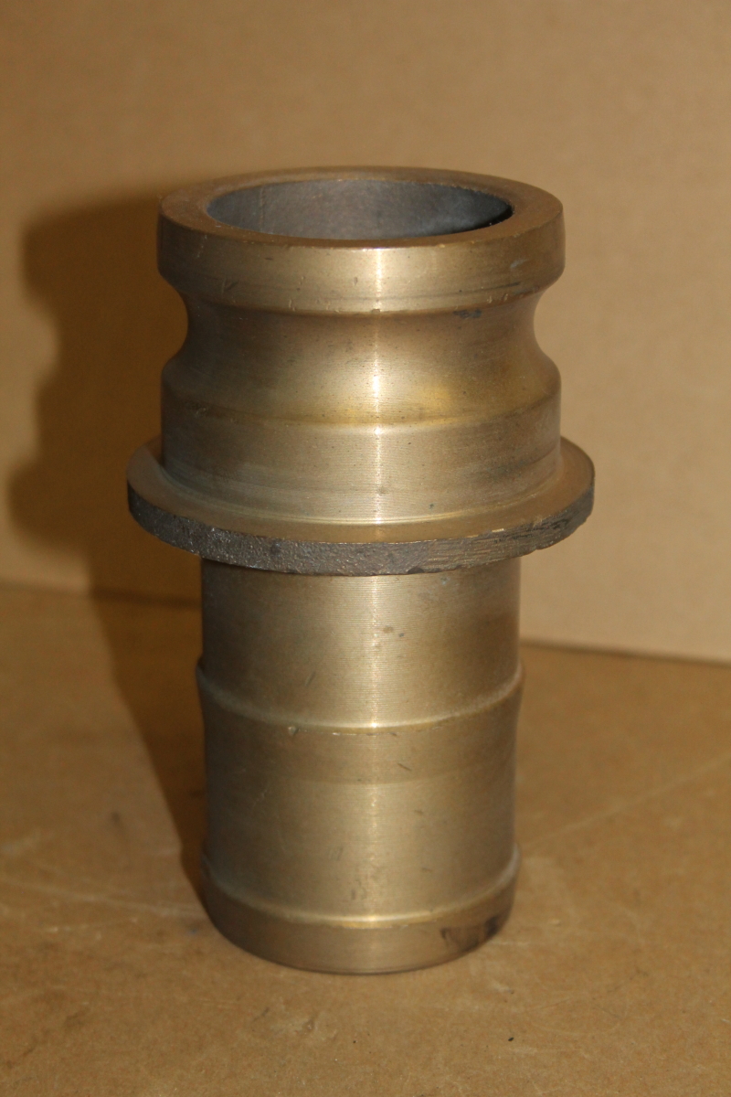 Male cam lock to hose barb, Type E adapter, 2 1/2