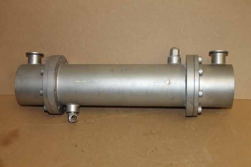 Heat exchanger, Tube & shell, SS, 17.5