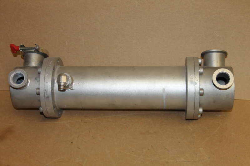 Ebara Heat exchanger, tube & shell, SS, 17.5