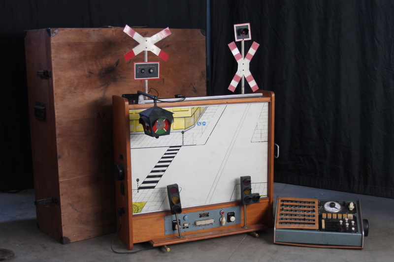 Vintage Driver Training Aid, German, Werner Degener, Light-up Display