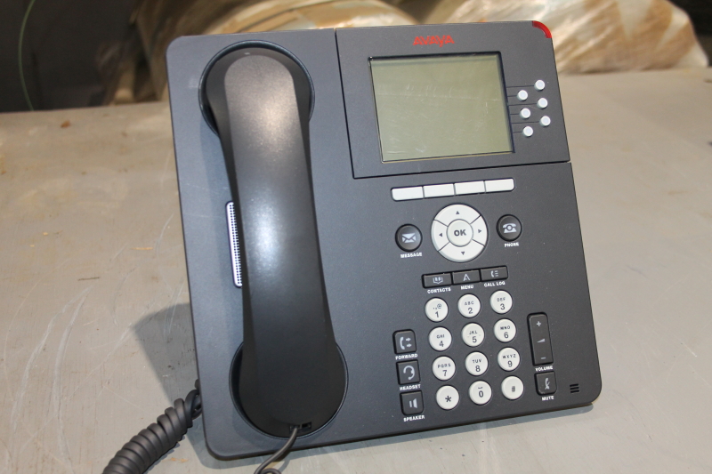 Avaya 9630G IP Phone, Black, Handset, Stand, PoE