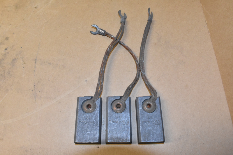 Lot of 3, National AY Carbon Motor Brush, 2-1/4