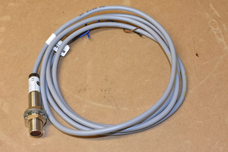 Photoelectric Diffuse Sensor, 12mm, NC, BOS, 12M-PO-YA-BO-C, Balluff, w/ Cable