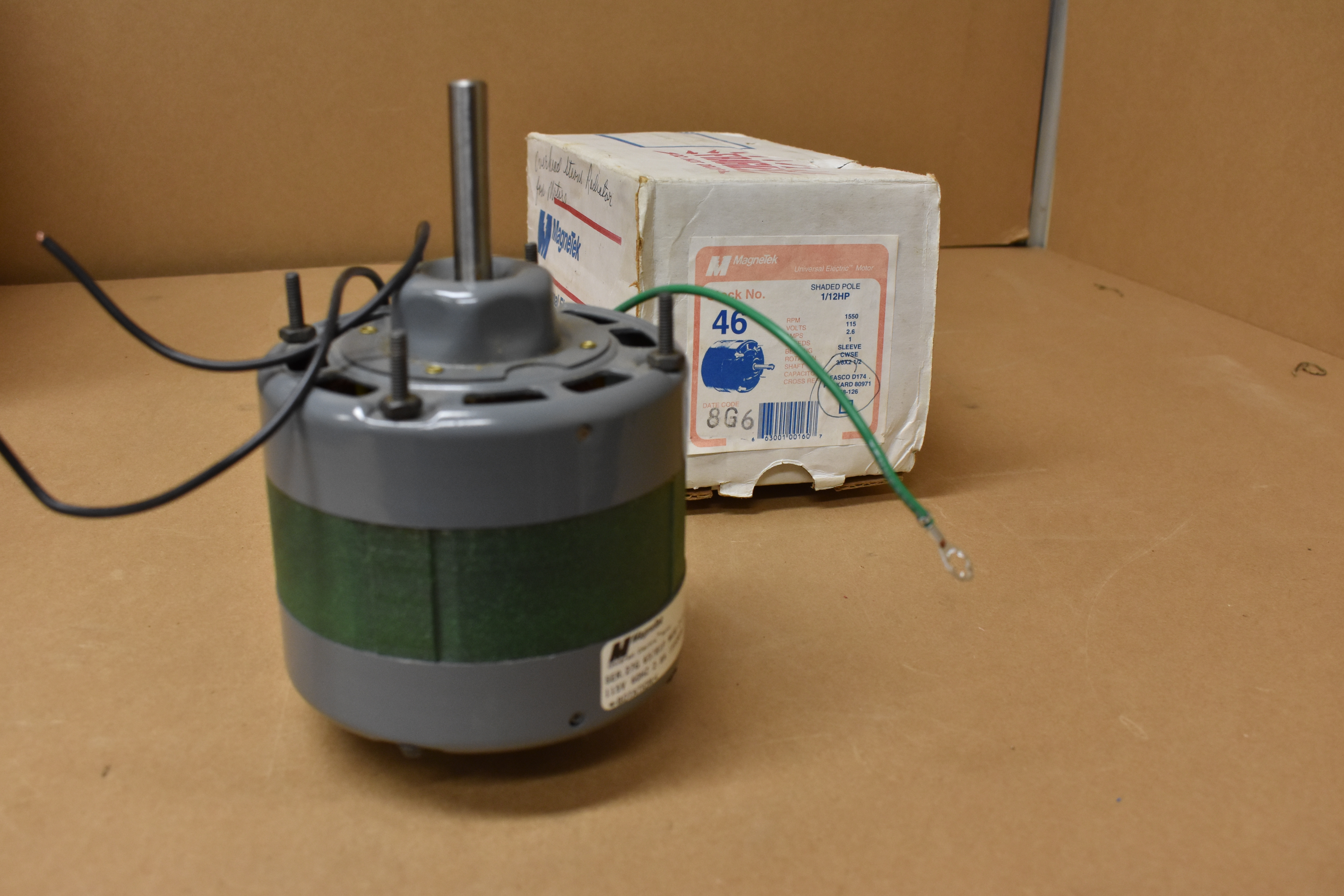 Magnetek 1/12 HP electric motor JA1C097D