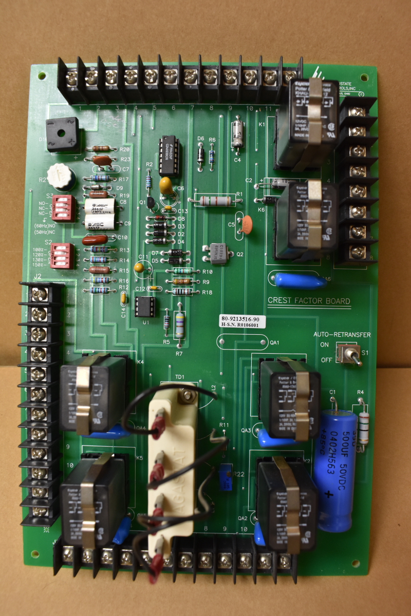 SCI Solid State Ametek 70-411357-90 Rev-C Crest Factor Board 80-9213516-90