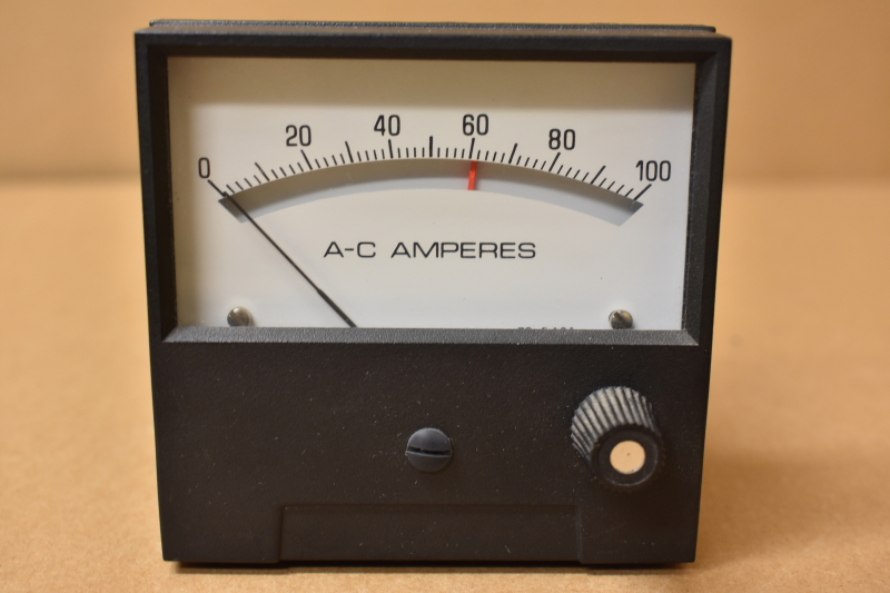100 Amp panel mount meter w/setpoint , Weschler Instruments   BEEDE MR4-13-07-00B01
