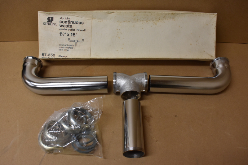 Sterling, 57-350 ,center outlet-twin ell ,20 gauge ,1-1/2