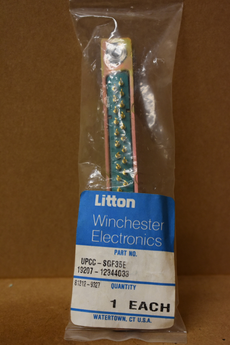 Winchester Electronics, connector part # UPCC-SGF-35E & 12344033