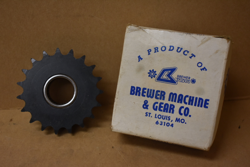 Brewer Machine & Gear, 40B19F, idler sprocket, 1