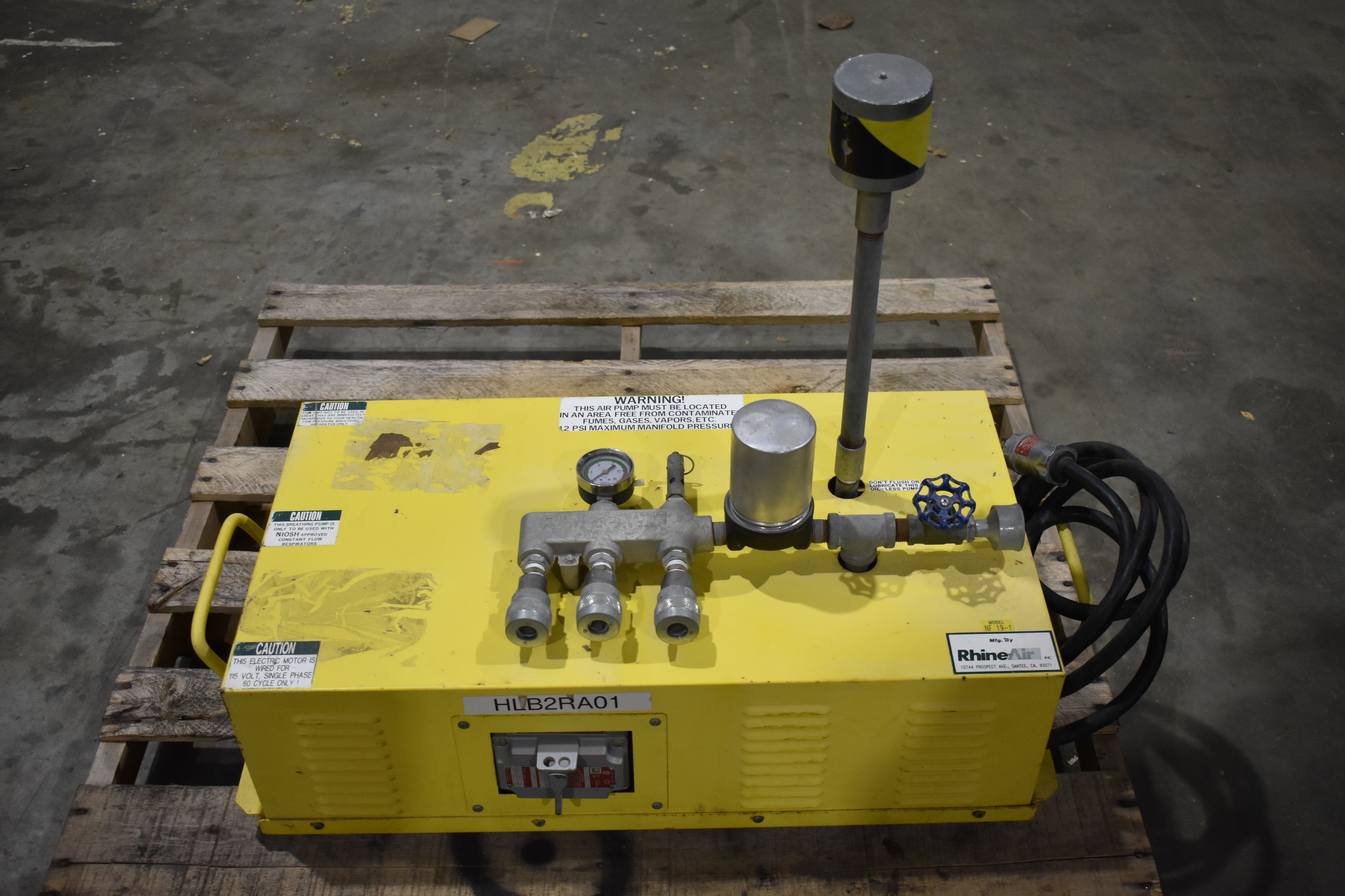 Rhine Air Portable breathing supplied air