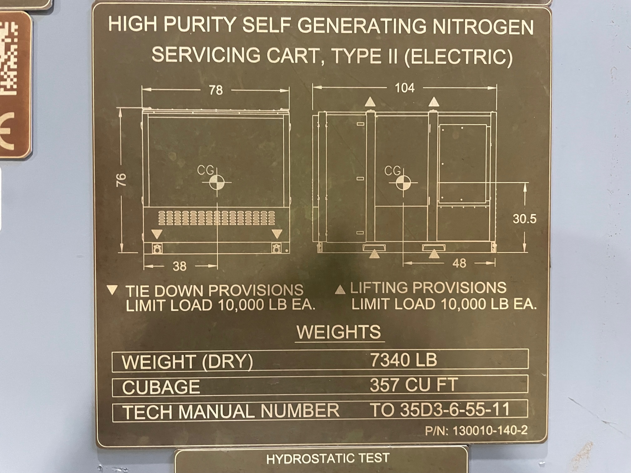 nitrogen generator electric Hydraulics International 130010-100