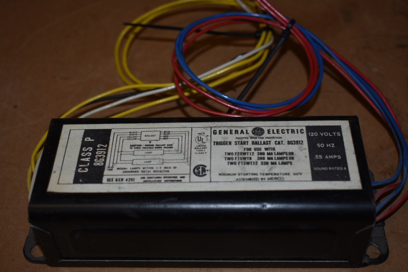 General Electric ballast 8G3912