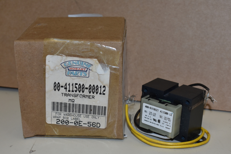 Hobart transformer 411500-00012 primary 120VAC secondary 24 VAC UNUSED