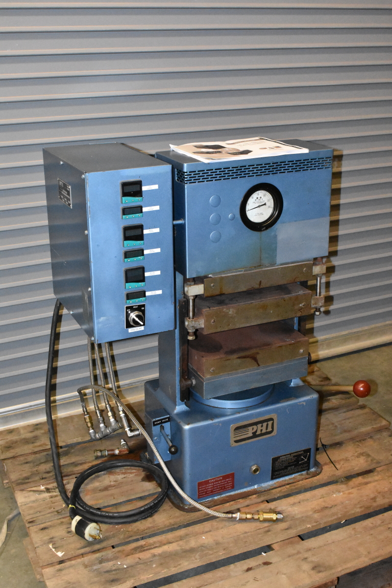 PHI manual hydraulic hot press with cooling 30 ton Q330-C multi-platen